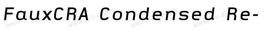 FauxCRA Condensed Re字体转换